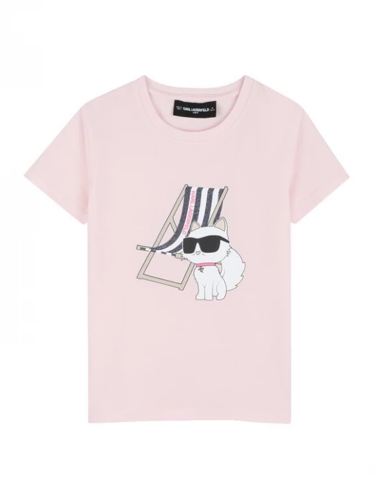 Obrázek produktu Karl Lagerfeld Kids T-Shirt Z31157 S Růžová Regular Fit