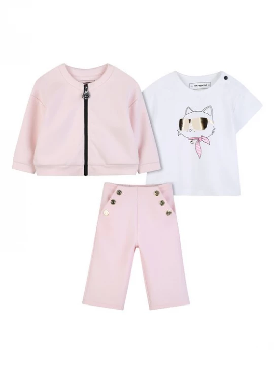 Obrázek produktu Karl Lagerfeld Kids Tepláková souprava Z31056 M Růžová Regular Fit