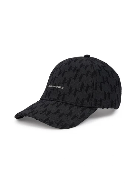 Obrázek produktu Karl Lagerfeld Klobouk ' K / Monogram Jacquard-Kappe ' černá