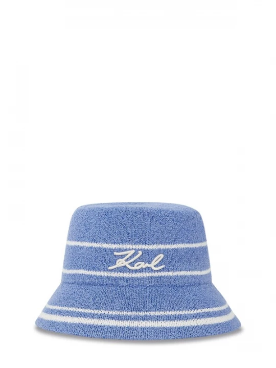 Obrázek produktu Karl Lagerfeld Klobouk královská modrá / bílá