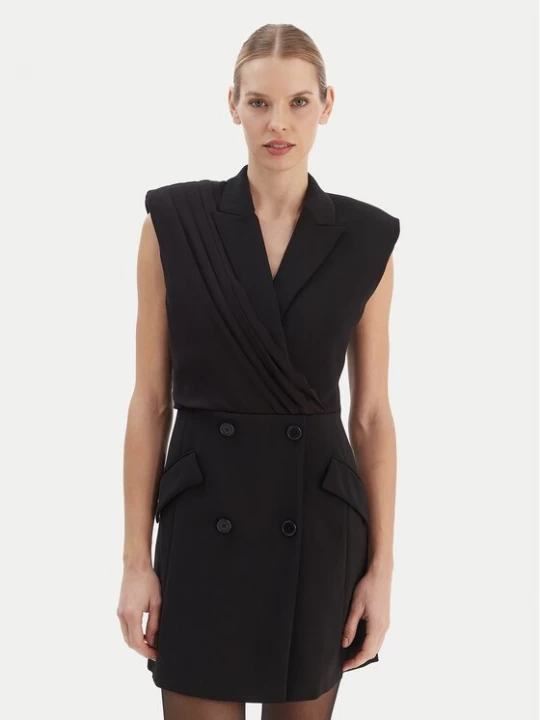 Obrázek produktu KARL LAGERFELD Koktejlové šaty B1W13051 Černá Slim Fit