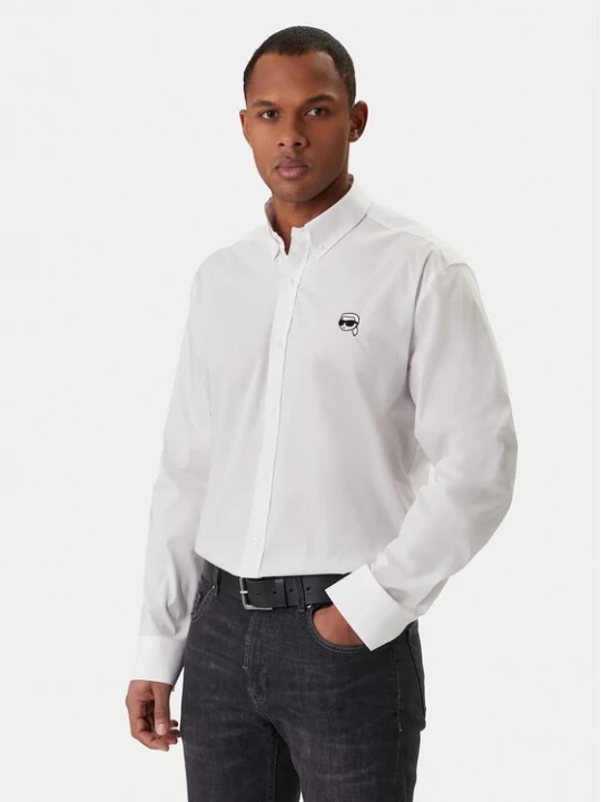 Obrázek produktu KARL LAGERFELD Košile 605912 561600 Bílá Regular Fit