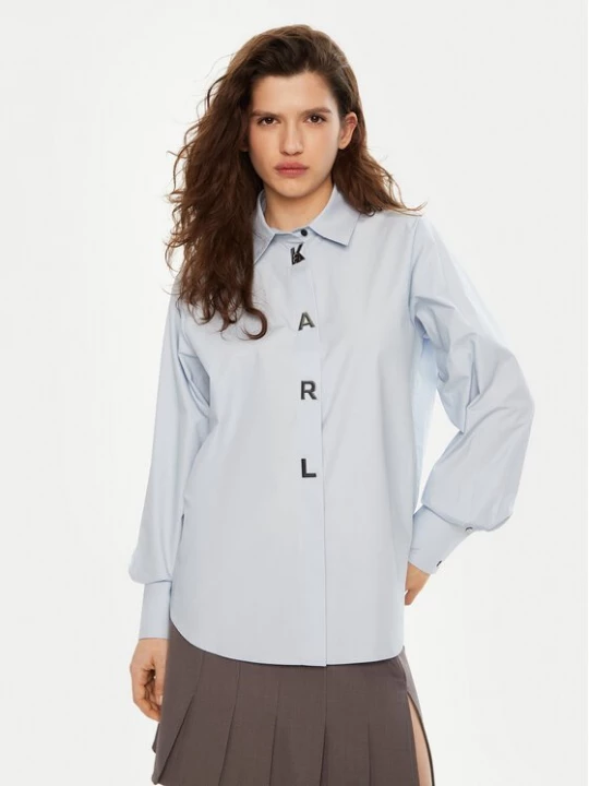Obrázek produktu KARL LAGERFELD Košile A1W11026 Modrá Regular Fit