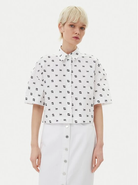 Obrázek produktu KARL LAGERFELD Košile A2W11033 Bílá Relaxed Fit