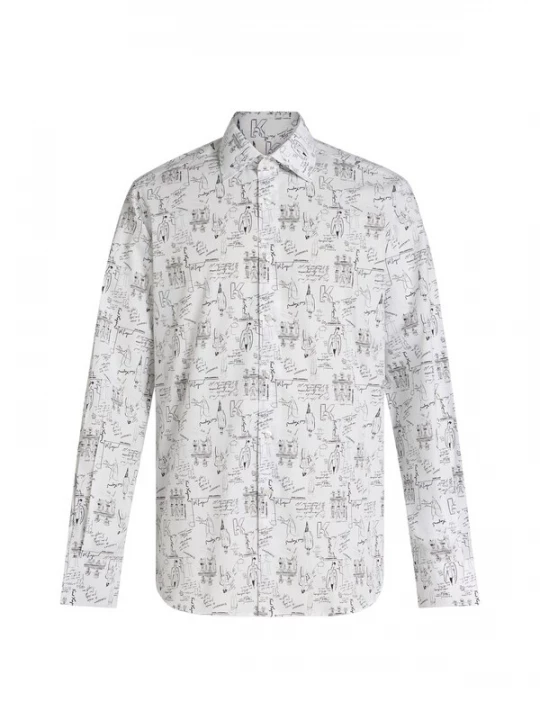 Obrázek produktu Karl Lagerfeld Košile černá / bílá