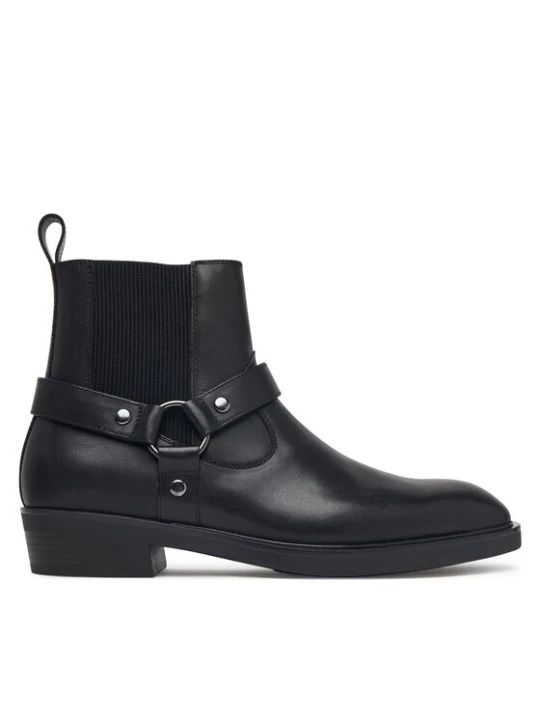 Obrázek produktu KARL LAGERFELD Kotníková obuv s elastickým prvkem KL12646A Černá