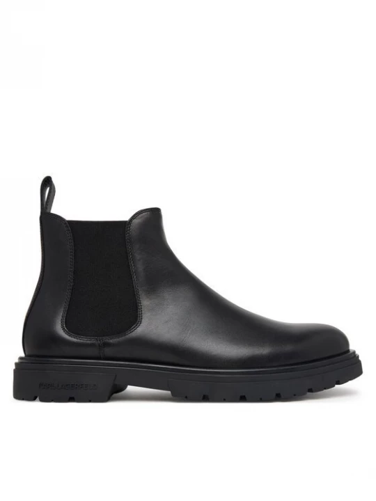 Obrázek produktu KARL LAGERFELD Kotníková obuv s elastickým prvkem Koby Lug KL11836 Černá