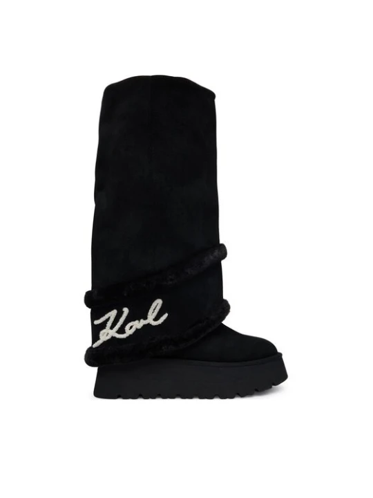 Obrázek produktu KARL LAGERFELD Kozačky Skylar KL48672 Černá
