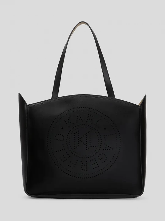 Obrázek produktu Karl Lagerfeld Kožená kabelka Karl Lagerfeld K/CIRCLE černá