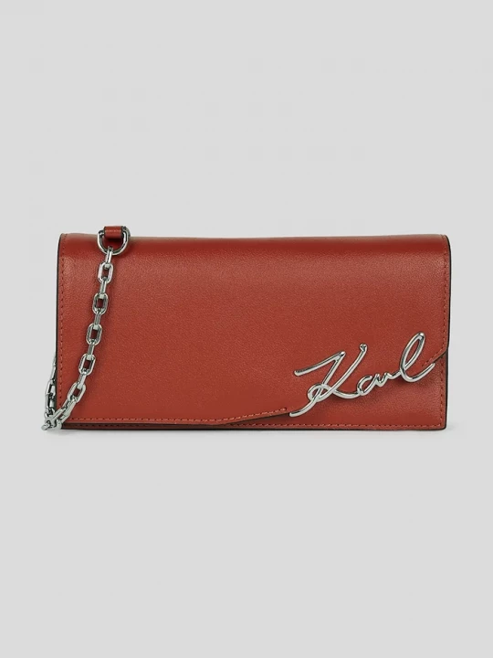 Obrázek produktu Karl Lagerfeld Kožená peněženka K / SIGNATURE červená