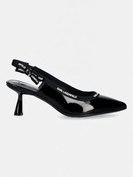 Obrázek produktu Karl Lagerfeld Kožené lodičky Karl Lagerfeld PANACHE černá