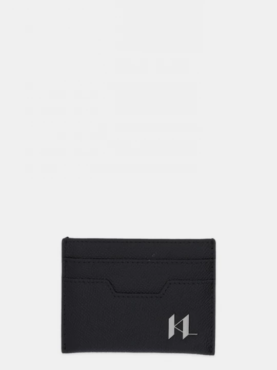 Obrázek produktu Karl Lagerfeld Kožené pouzdro na karty Karl Lagerfeld K/MONOGRAM černá