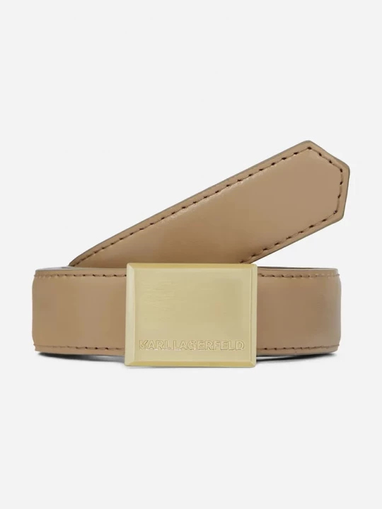 Obrázek produktu Karl Lagerfeld Kožený pásek béžová