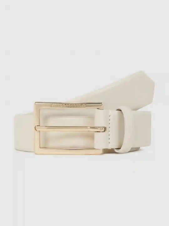 Obrázek produktu Karl Lagerfeld Kožený pásek Karl Lagerfeld béžová