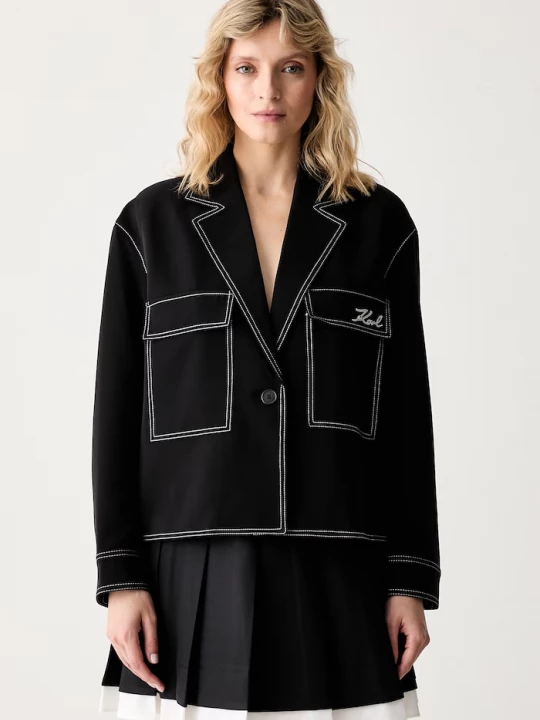 Obrázek produktu Karl Lagerfeld krátká bunda dámská černá