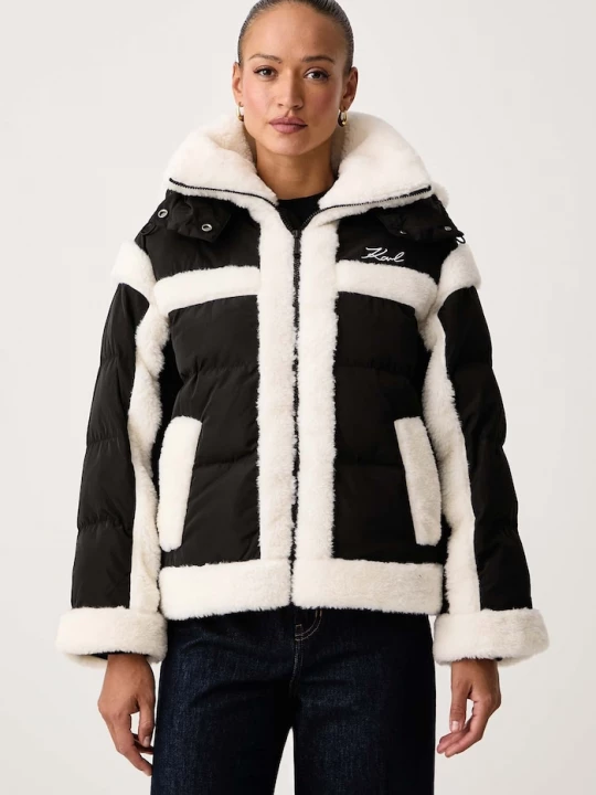 Obrázek produktu Karl Lagerfeld krátká bunda dámská černá