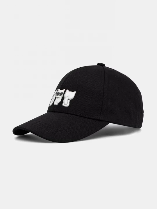 Obrázek produktu Karl Lagerfeld kšiltovka dámská bavlněná IKON černá