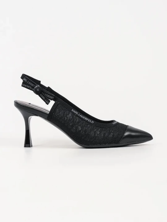 Obrázek produktu Karl Lagerfeld lodičky kožené Sienna černá