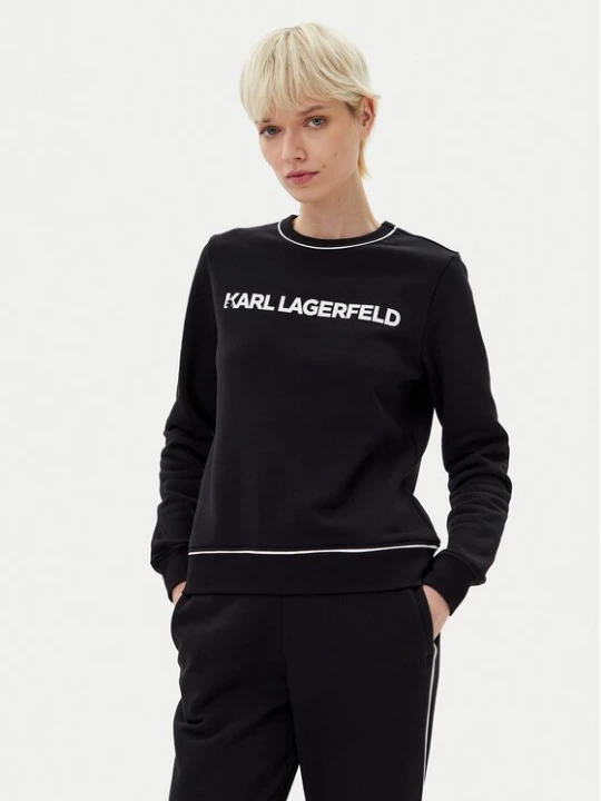 Obrázek produktu KARL LAGERFELD Mikina A2W20066 Černá Regular Fit