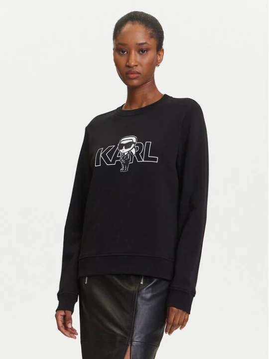 Obrázek produktu KARL LAGERFELD Mikina A3W20056 Černá Regular Fit