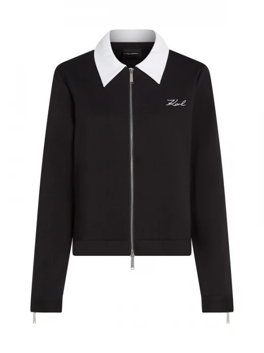 Obrázek produktu Karl Lagerfeld Mikina černá / bílá