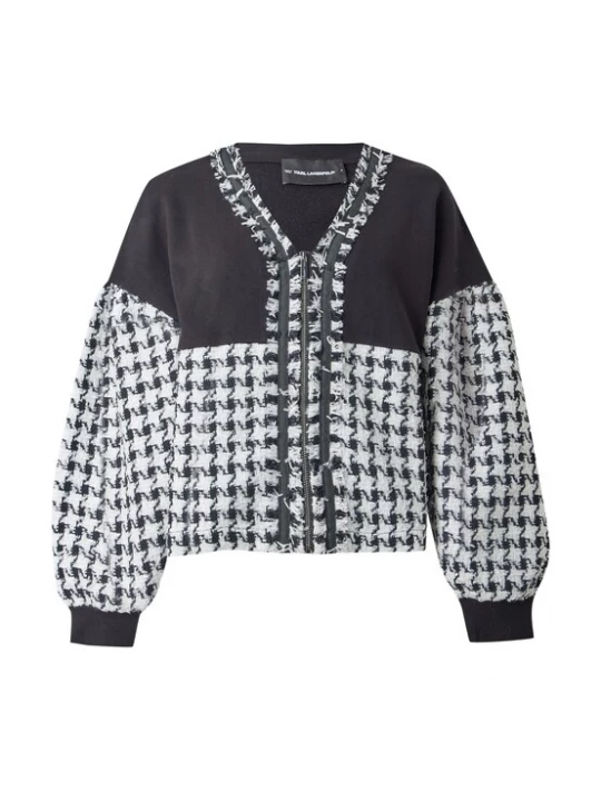 Obrázek produktu Karl Lagerfeld Mikina černá / bílá