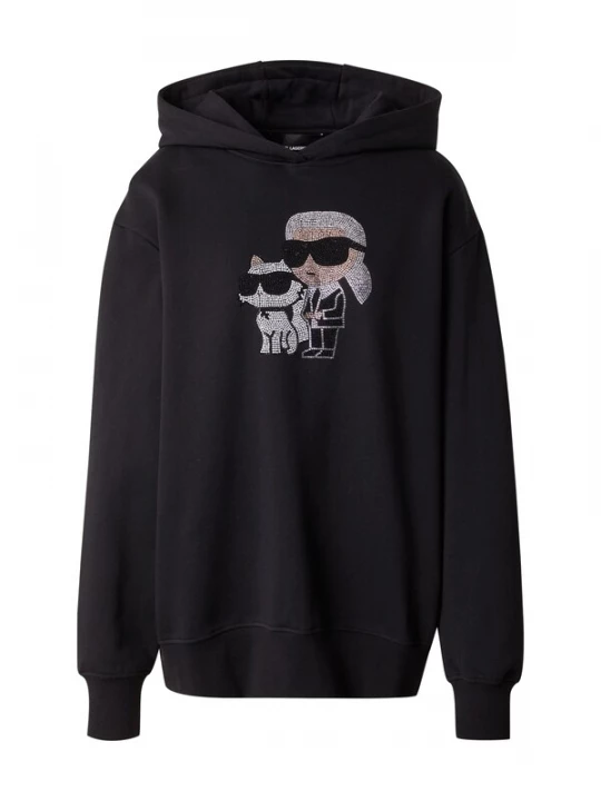 Obrázek produktu Karl Lagerfeld Mikina 'Ikon' béžová / černá / bílá