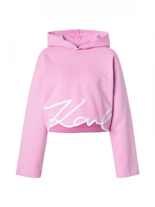 Obrázek produktu Karl Lagerfeld Mikina světle růžová / bílá