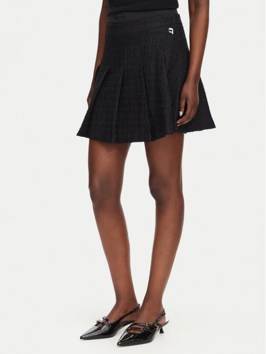 Obrázek produktu KARL LAGERFELD Mini sukně B3W12021 Černá A-Line Fit