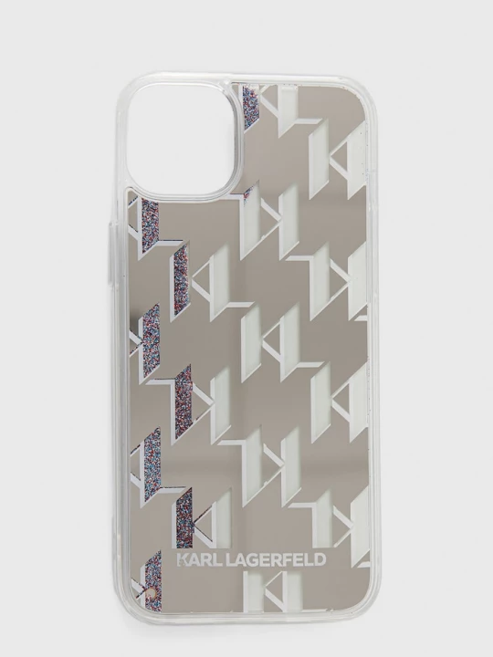 Obrázek produktu Karl Lagerfeld Obal na telefon Karl Lagerfeld iPhone 14 Max stříbrná