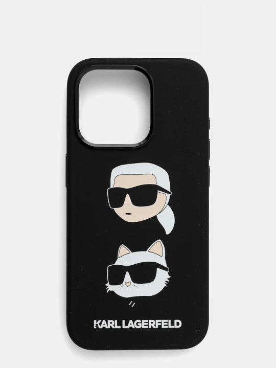 Obrázek produktu Karl Lagerfeld Obal na telefon Karl Lagerfeld iPhone 15 Pro 6.1" černá