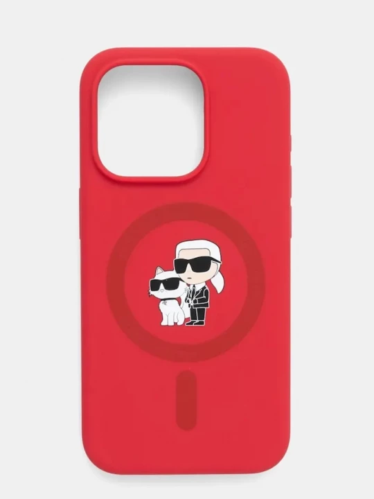 Obrázek produktu Karl Lagerfeld Obal na telefon Karl Lagerfeld iPhone 15 Pro 6.1 červená