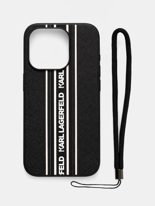 Obrázek produktu Karl Lagerfeld Obal na telefon iPhone 15 Pro černá