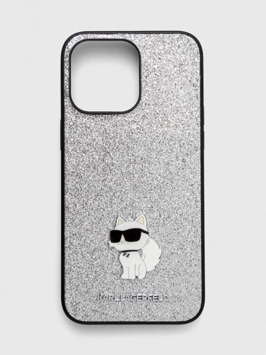 Obrázek produktu Karl Lagerfeld Obal na telefon Karl Lagerfeld iPhone 15 Pro Max 6.7 stříbrná
