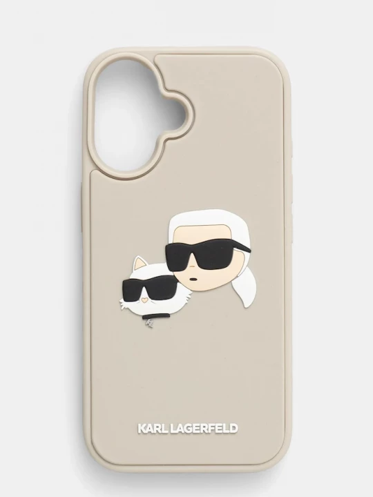 Obrázek produktu Karl Lagerfeld Obal na telefon Karl Lagerfeld iPhone 16 béžová