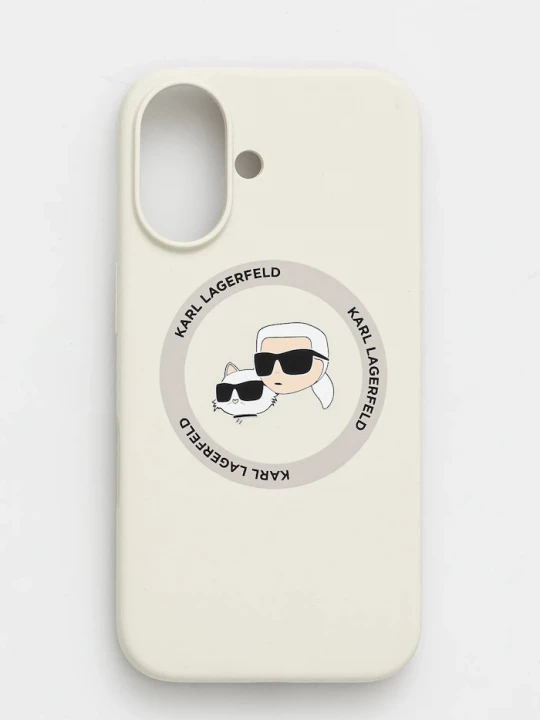 Obrázek produktu Karl Lagerfeld Obal na telefon Karl Lagerfeld iPhone 16 béžová
