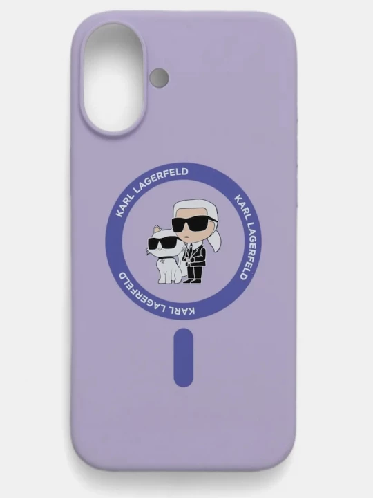 Obrázek produktu Karl Lagerfeld Obal na telefon Karl Lagerfeld iPhone 16 Plus 6.7 fialová