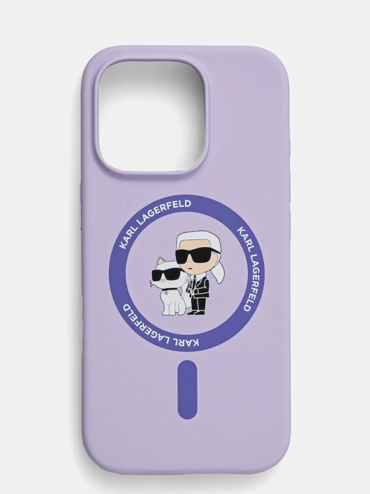 Obrázek produktu Karl Lagerfeld Obal na telefon Karl Lagerfeld iPhone 16 Pro fialová