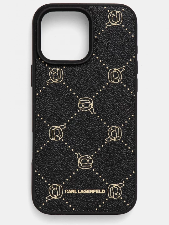 Obrázek produktu Karl Lagerfeld Obal na telefon iPhone 16 Pro Max 6.9 černá