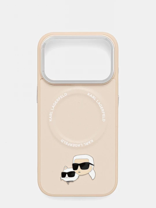 Obrázek produktu Karl Lagerfeld Obal na telefon Karl Lagerfeld iPhone 17 Pro béžová