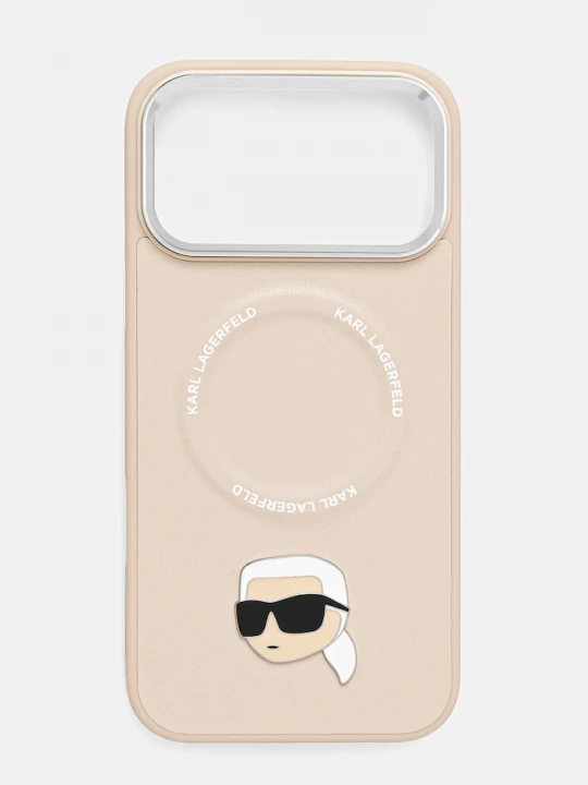 Obrázek produktu Karl Lagerfeld Obal na telefon Karl Lagerfeld iPhone 17 Pro Max béžová