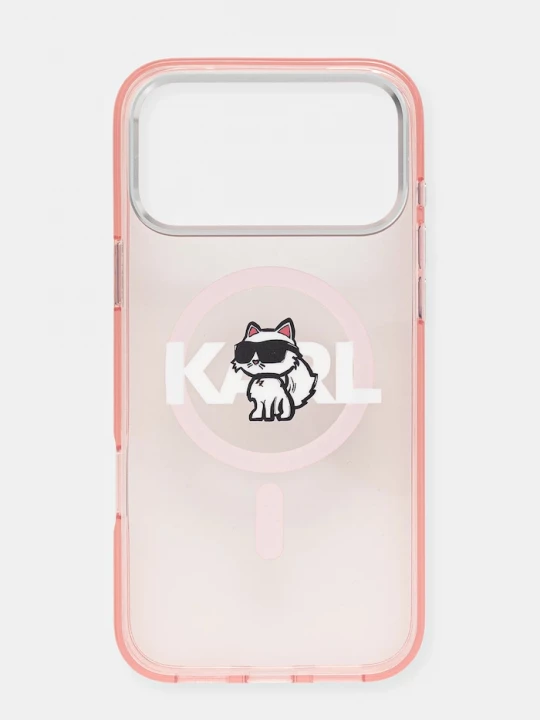 Obrázek produktu Karl Lagerfeld Obal na telefon iPhone 17 Pro Max růžová