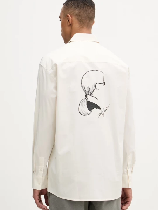 Obrázek produktu Karl Lagerfeld pánská košile bavlnou CASUAL béžová