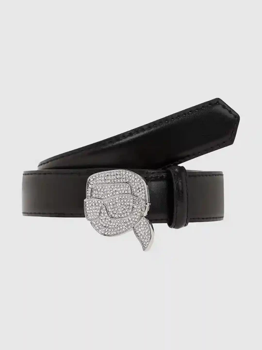 Obrázek produktu Karl Lagerfeld pásek dámský kožený černá