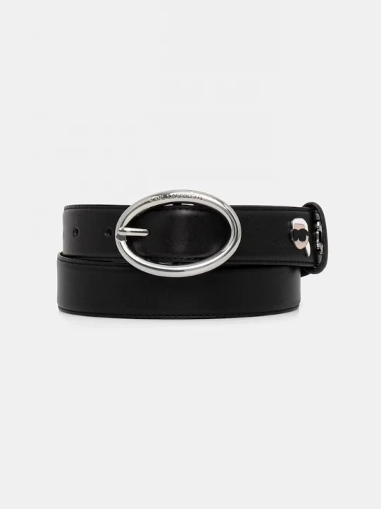 Obrázek produktu Karl Lagerfeld pásek dámský kožený IKON černá