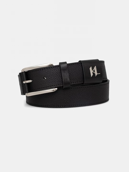 Obrázek produktu Karl Lagerfeld pásek pánský kožený černá