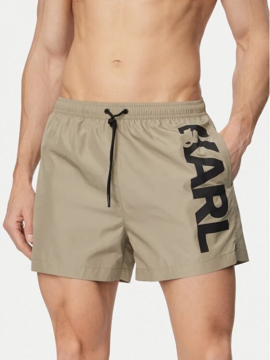 Obrázek produktu KARL LAGERFELD Plavecké šortky A1M46013 Béžová Regular Fit
