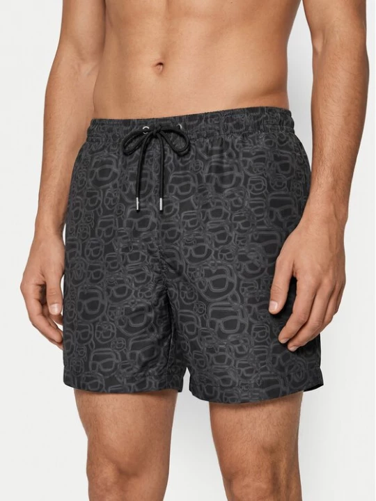 Obrázek produktu KARL LAGERFELD Plavecké šortky B3M46003 Černá Regular Fit