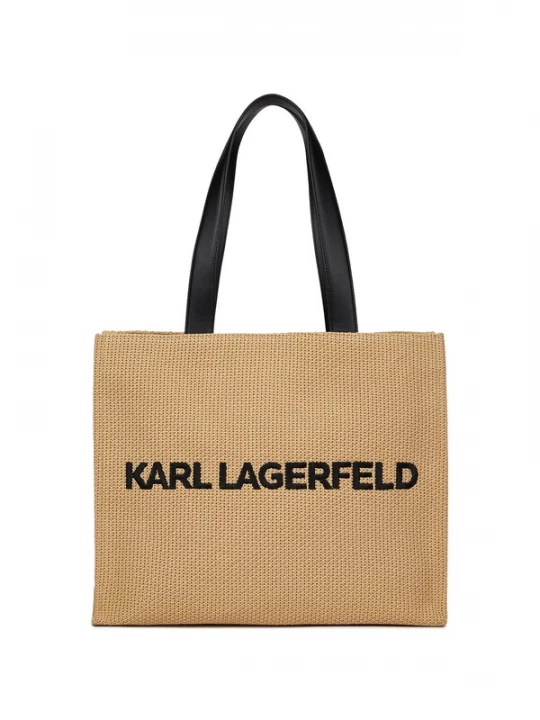 Obrázek produktu Karl Lagerfeld Plážová taška tmavě béžová / černá