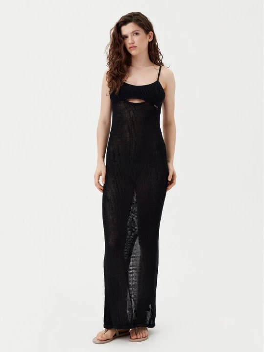 Obrázek produktu KARL LAGERFELD Plážové šaty A1W46032 Černá Slim Fit